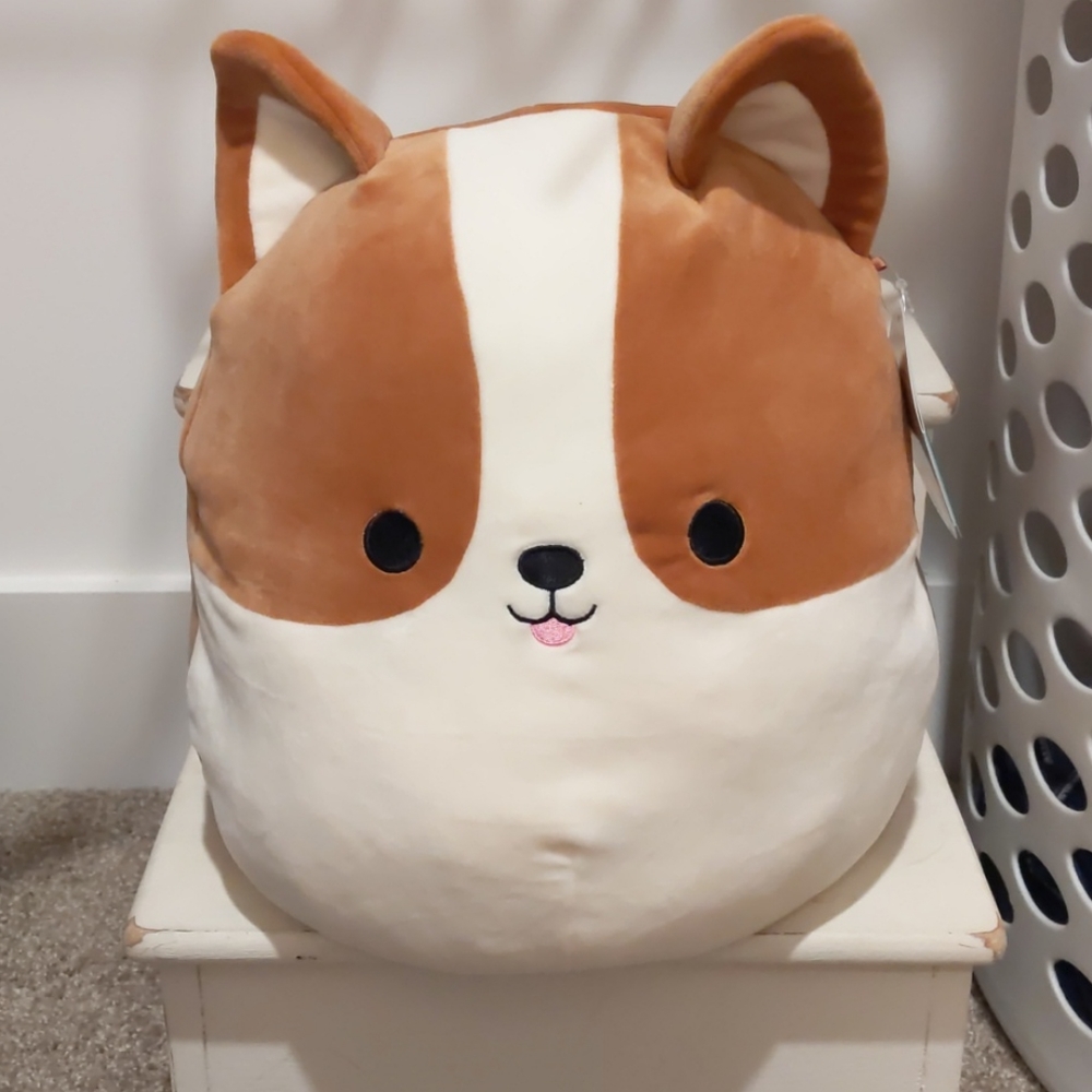 BNWT REGINALD SQUISHMALLOW 12' CORGI